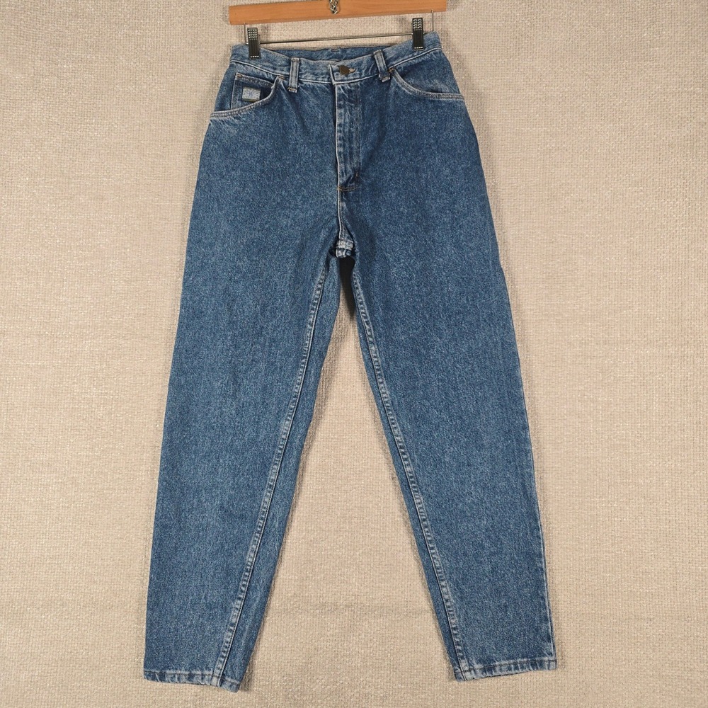 Wrangler‎ For America Vintage Mom Jeans Medium Wash High Rise Tapered 10 Petite